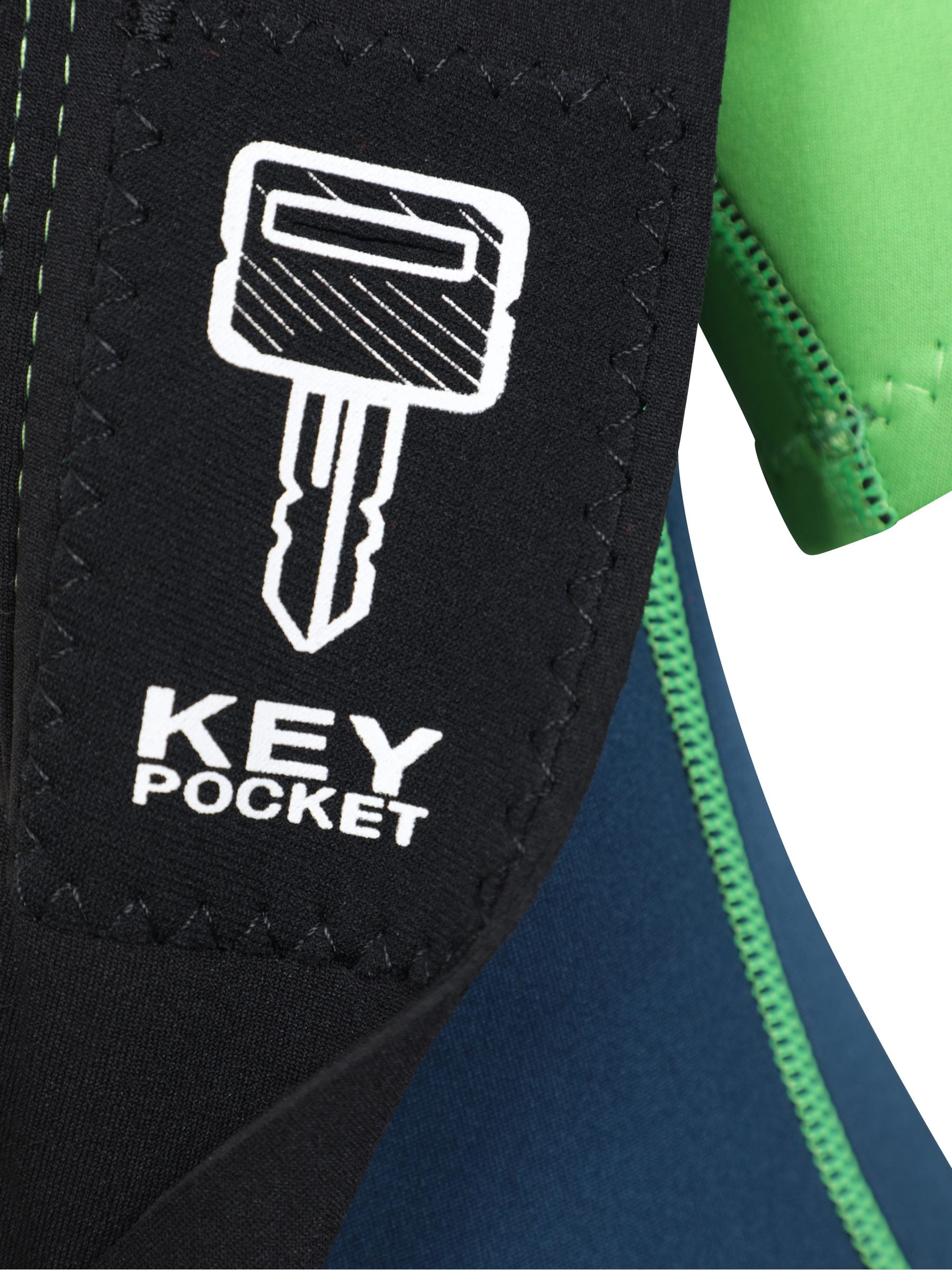 Dsiney Kidz - Mountain Warehouse Green Kids Shorty 2.5/2mm Wetsuit image 6