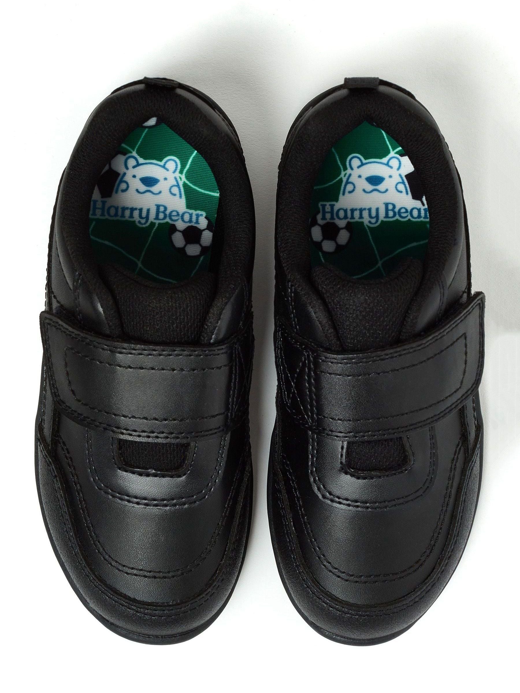 Harry Bear Black Football School Shoes image 3