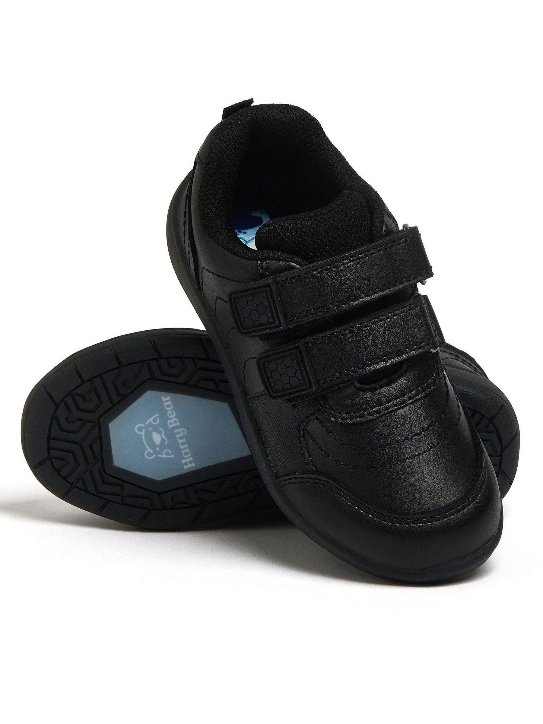 Harry Bear Black Football School Shoes image 4