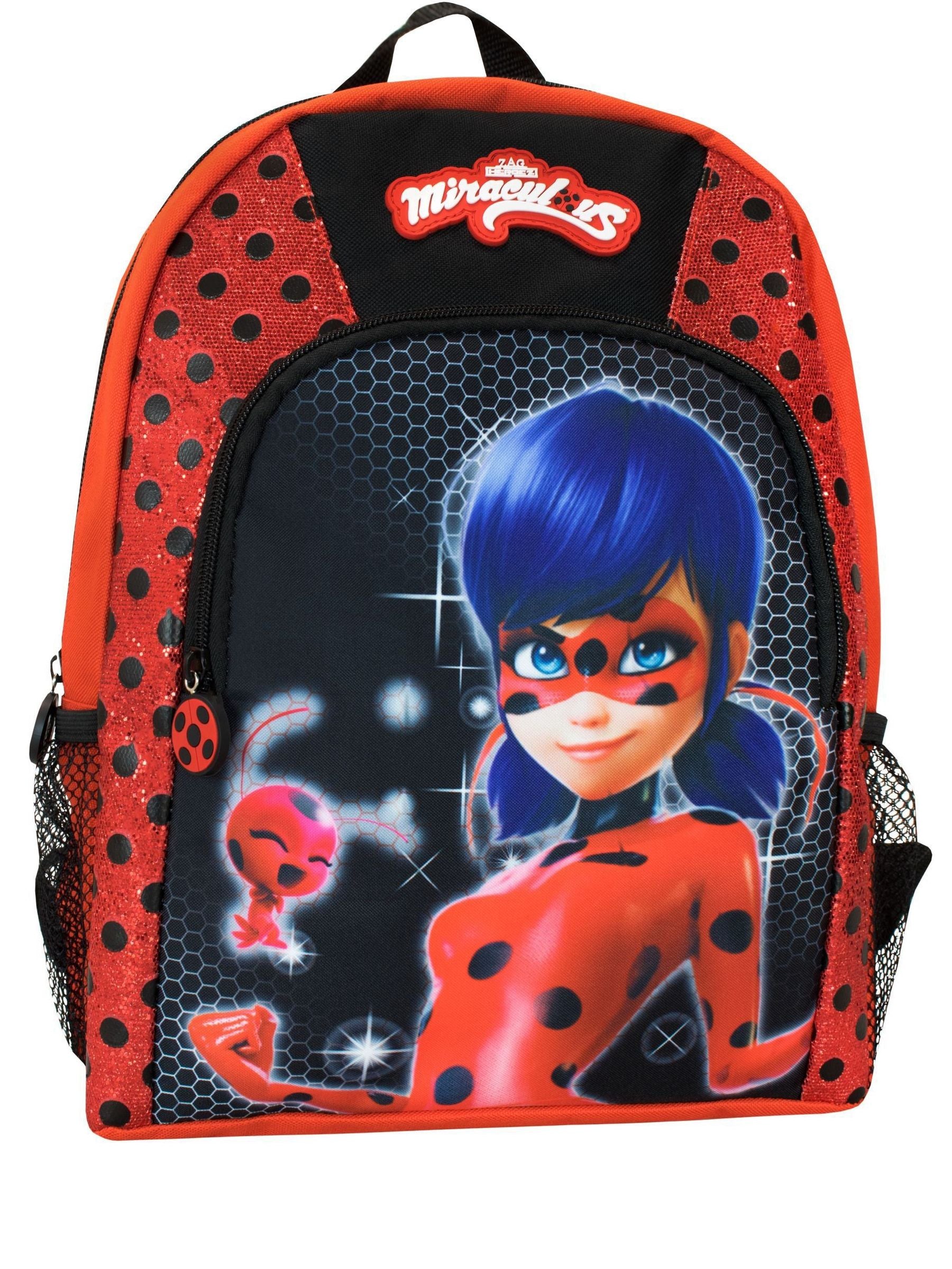 Character Red Miraculous Lady Bug Sports Backpack image 1