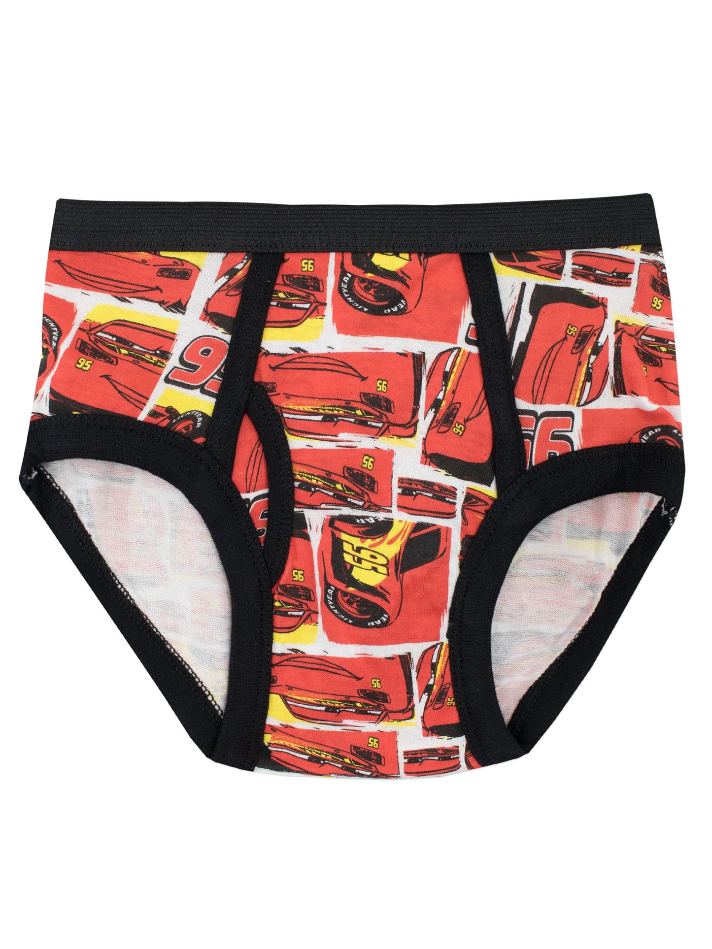Dsiney Kidz - Character Red Disney Cars 100% Cotton Underwears 5 Pack image 2