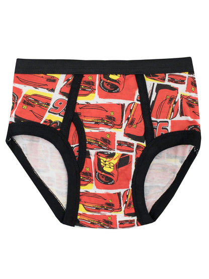 Dsiney Kidz - Character Red Disney Cars 100% Cotton Underwears 5 Pack image 2