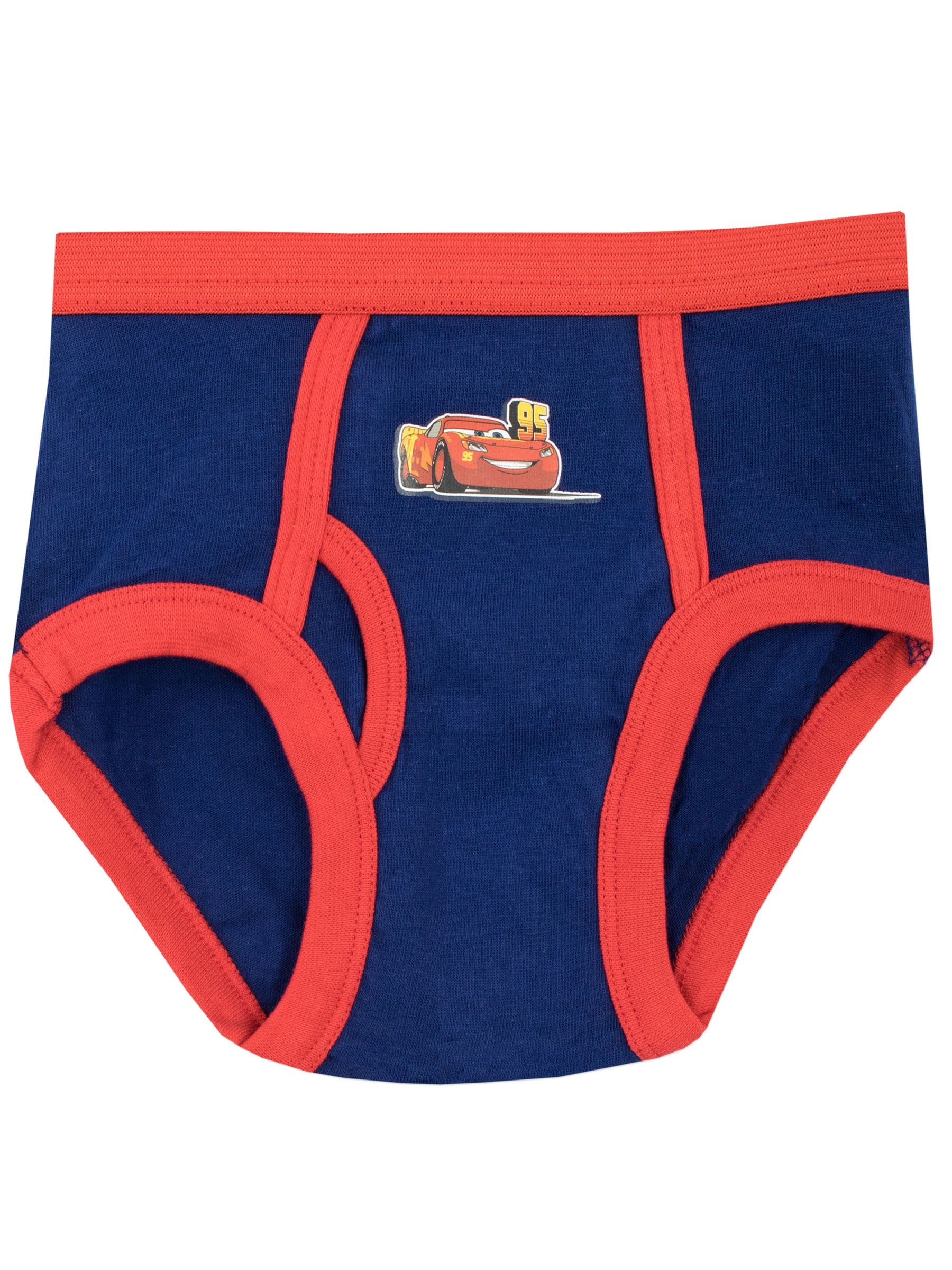Dsiney Kidz - Character Red Disney Cars 100% Cotton Underwears 5 Pack image 3