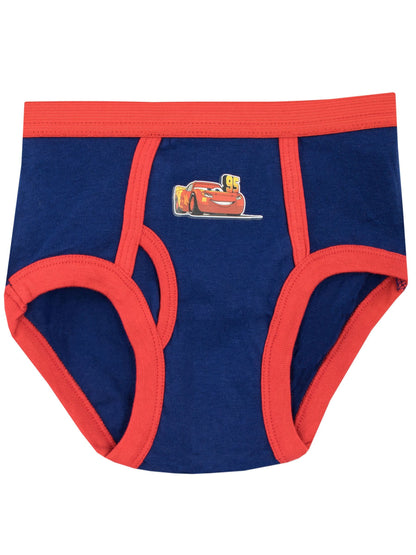 Dsiney Kidz - Character Red Disney Cars 100% Cotton Underwears 5 Pack image 3
