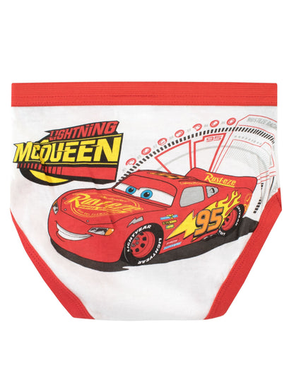Dsiney Kidz - Character Red Disney Cars 100% Cotton Underwears 5 Pack image 4