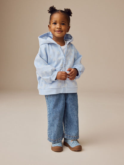 Blue Ditsy Print Hoodie (3mths-7yrs)