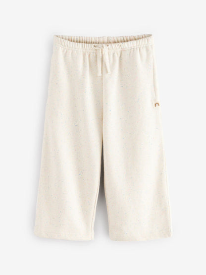 Pink/Blue/Oatmeal Wide Leg Joggers 3 Pack (3mths-7yrs) image 2