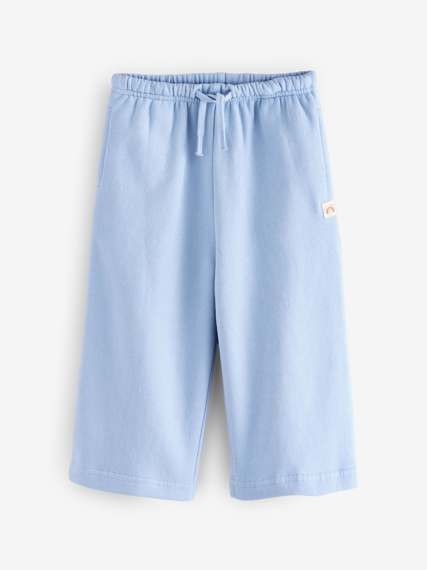 Pink/Blue/Oatmeal Wide Leg Joggers 3 Pack (3mths-7yrs) image 3