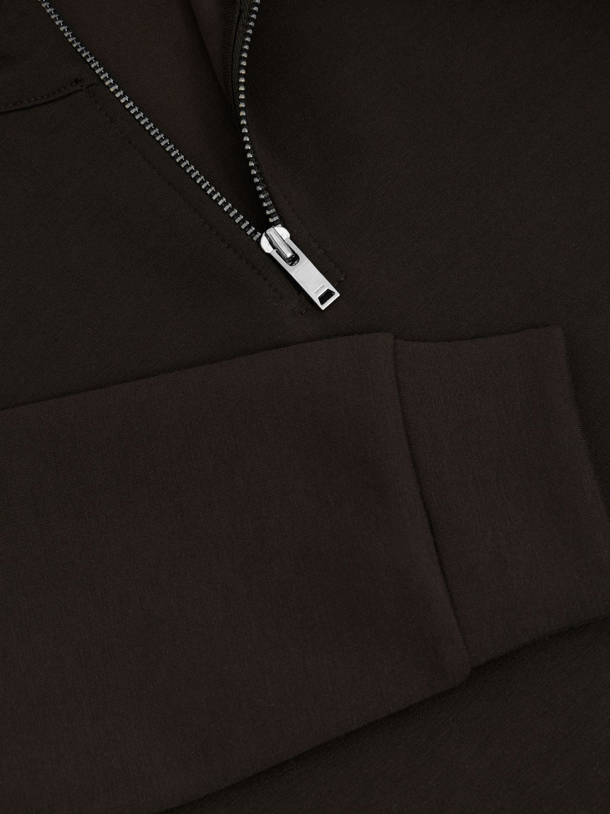 Dsiney Kidz - Reiss Chocolate Brown Ethan 3-9 yrs Interlock-Jersey Half-Zip Sweatshirt image 4
