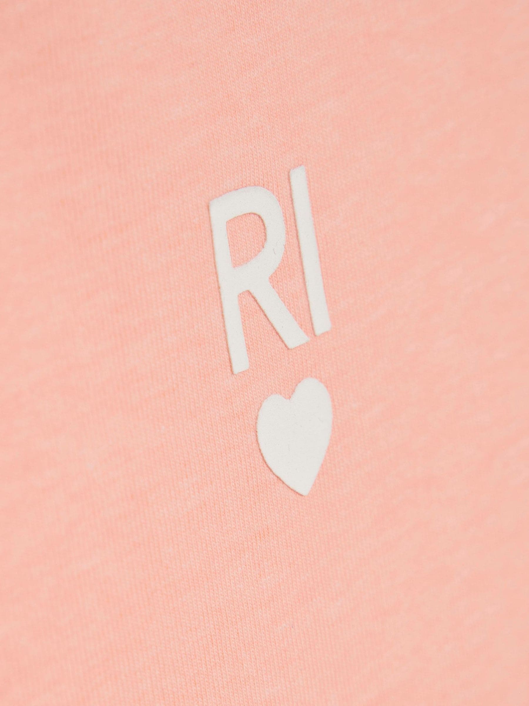 Dsiney Kidz - River Island Coral Pink Logo Waistband Tank & Short Set image 4