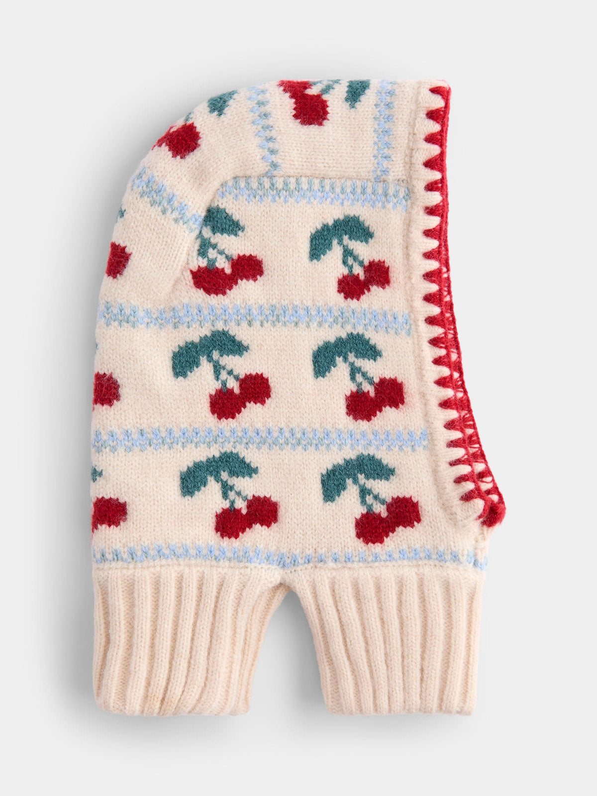 JoJo Maman Bébé Pink Cherry Balaclava Hat - image 4