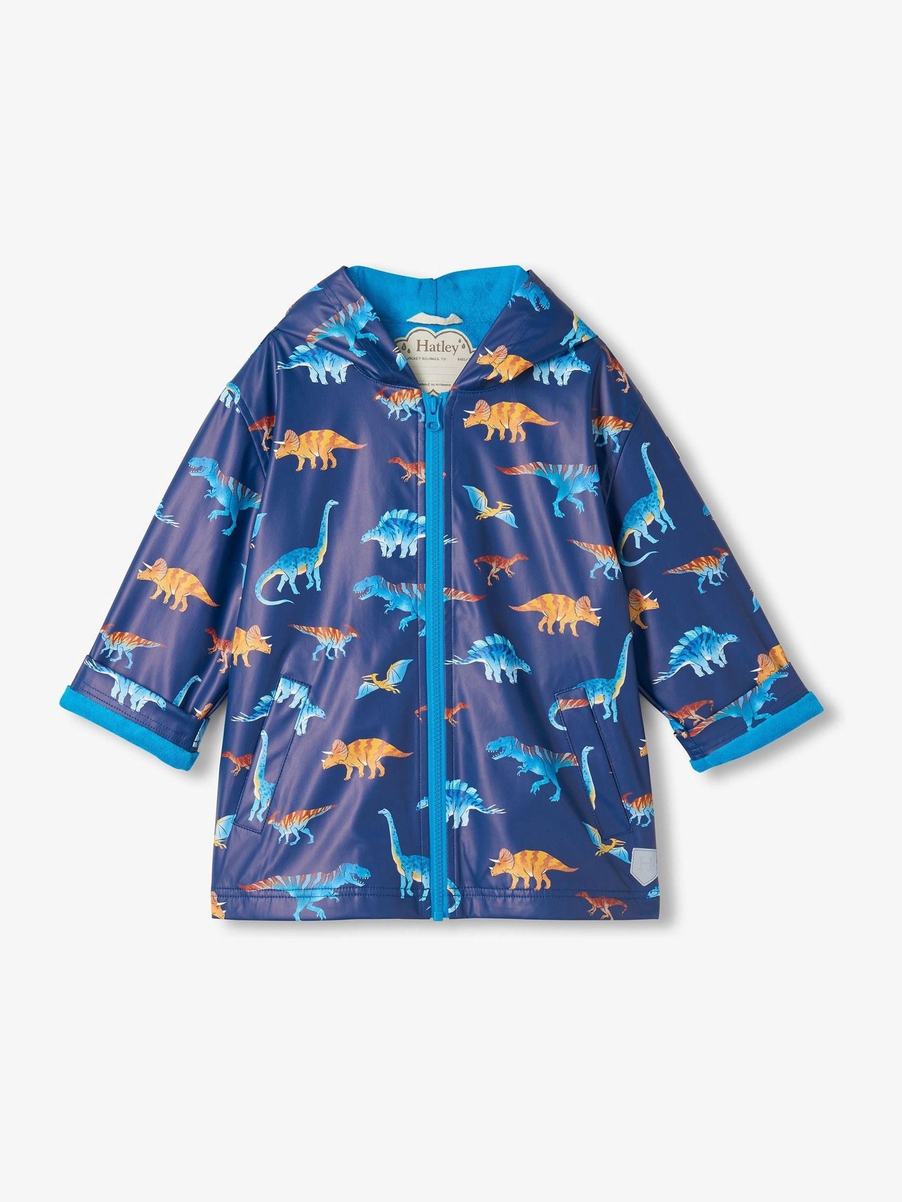 Dsiney Kidz - Hatley Blue Colourful Dinos Raincoat image 1