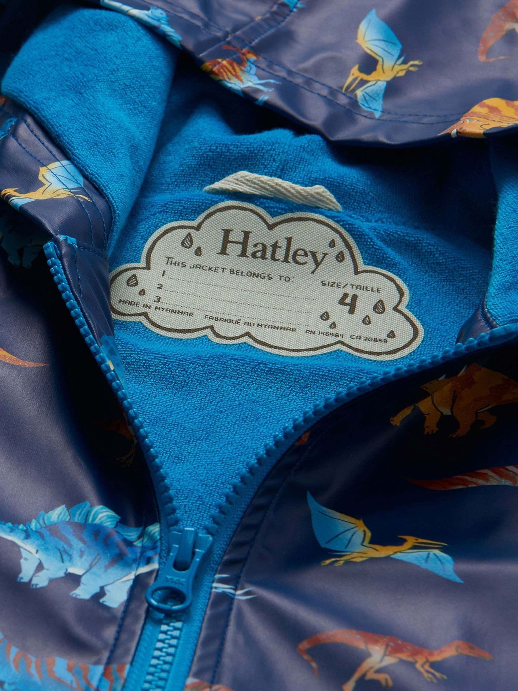 Dsiney Kidz - Hatley Blue Colourful Dinos Raincoat image 3