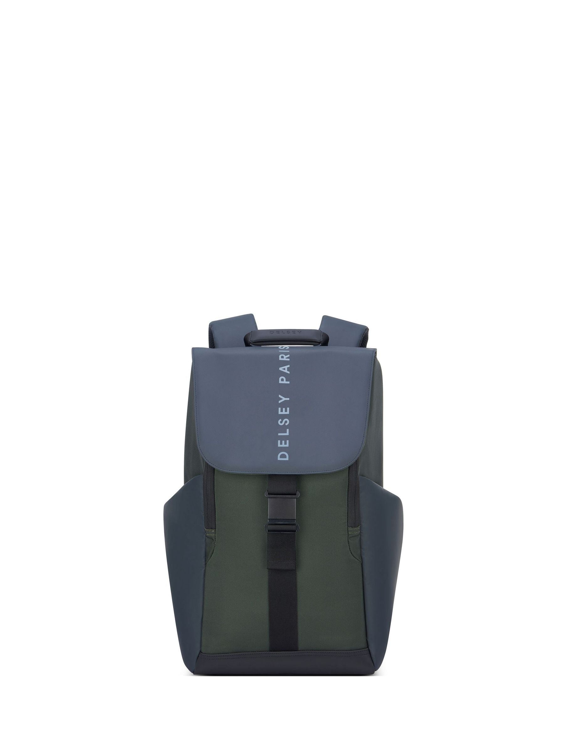 Delsey Paris Green Securflap 1-Cpt Backpack - Pc Protection 15" image 1