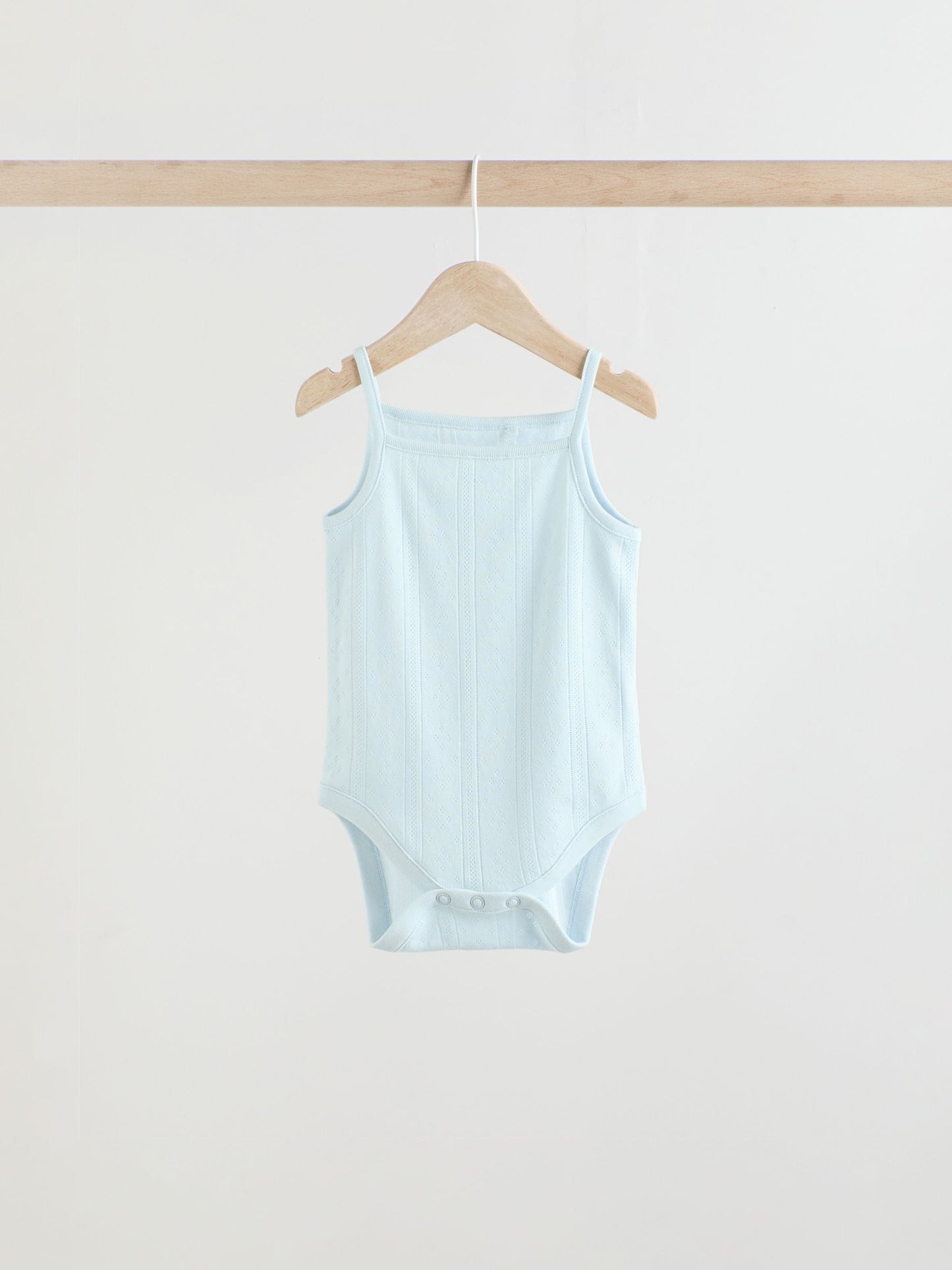 Pastel 5 Pack Vest Pointelle Baby Bodysuits image 7