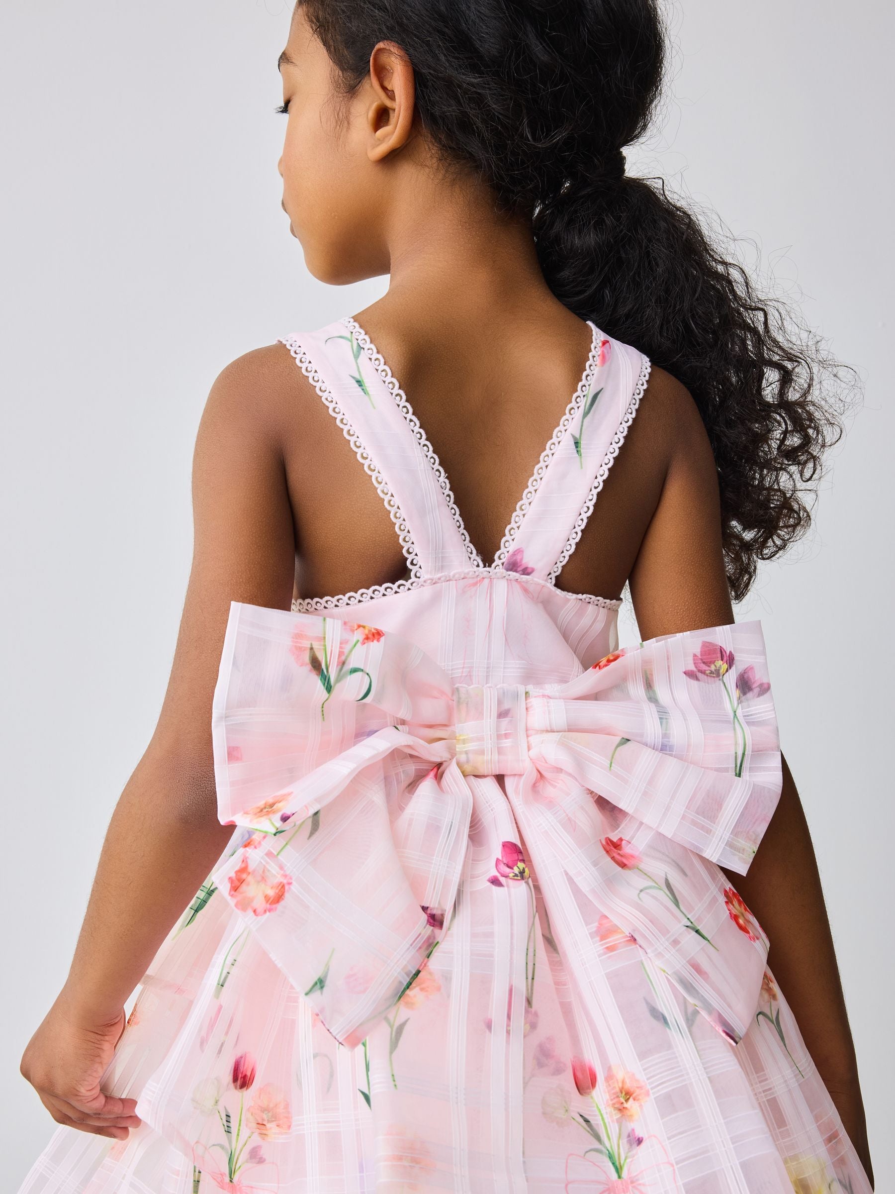 Baker by Ted Baker Floral Burnout Cross Back Dress image 2