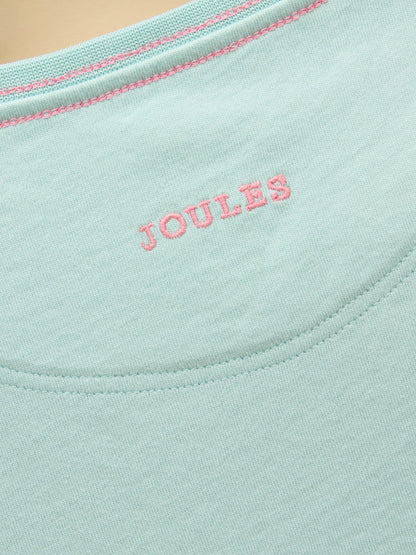 Joules Astra Light Blue Mermaid Applique Cotton T-Shirt image 4
