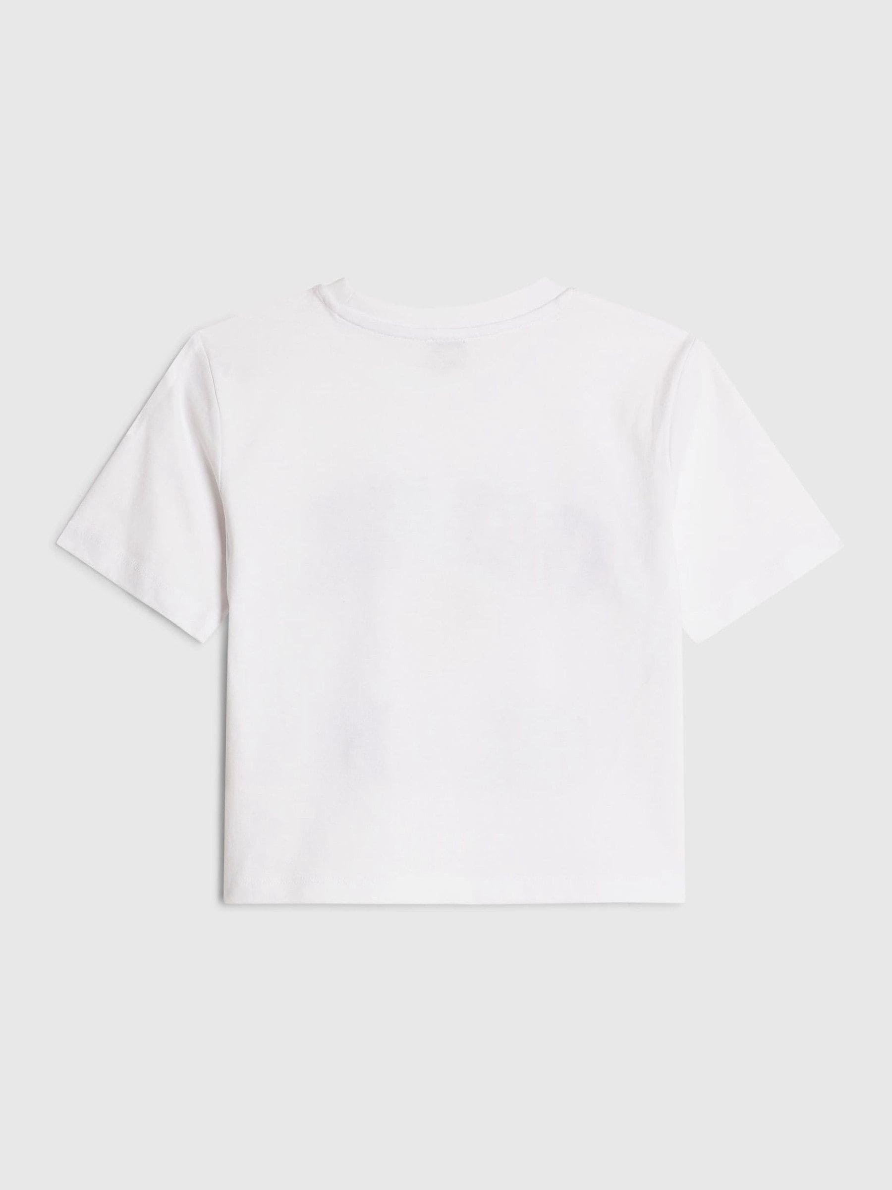 Dsiney Kidz - River Island White Goal Glam Crop T-Shirt image 2