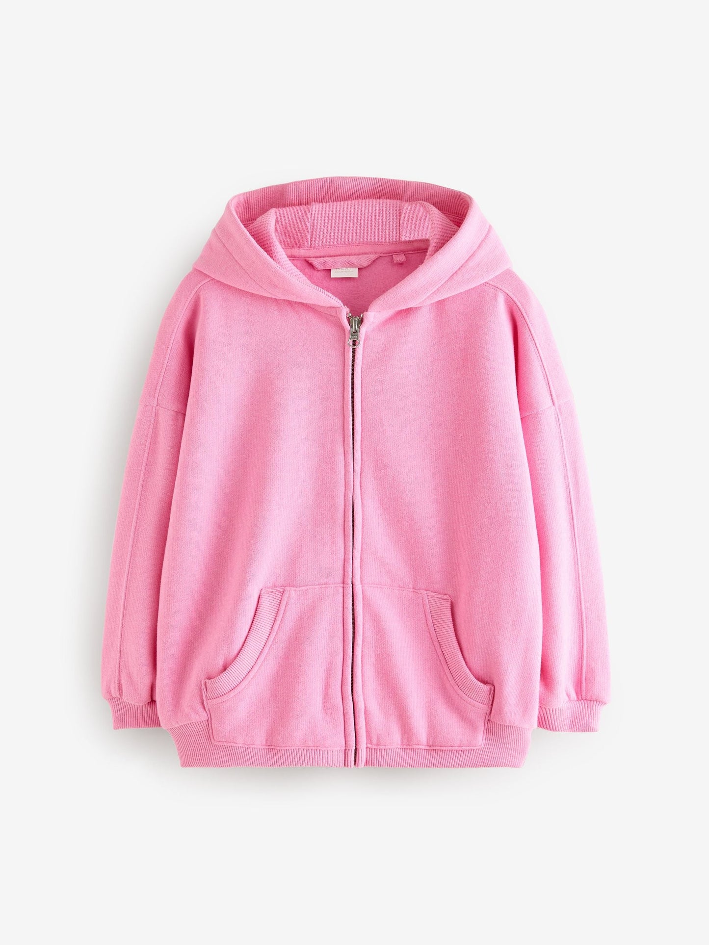 Blush Pink Zip Through Hoodie (3-16yrs)