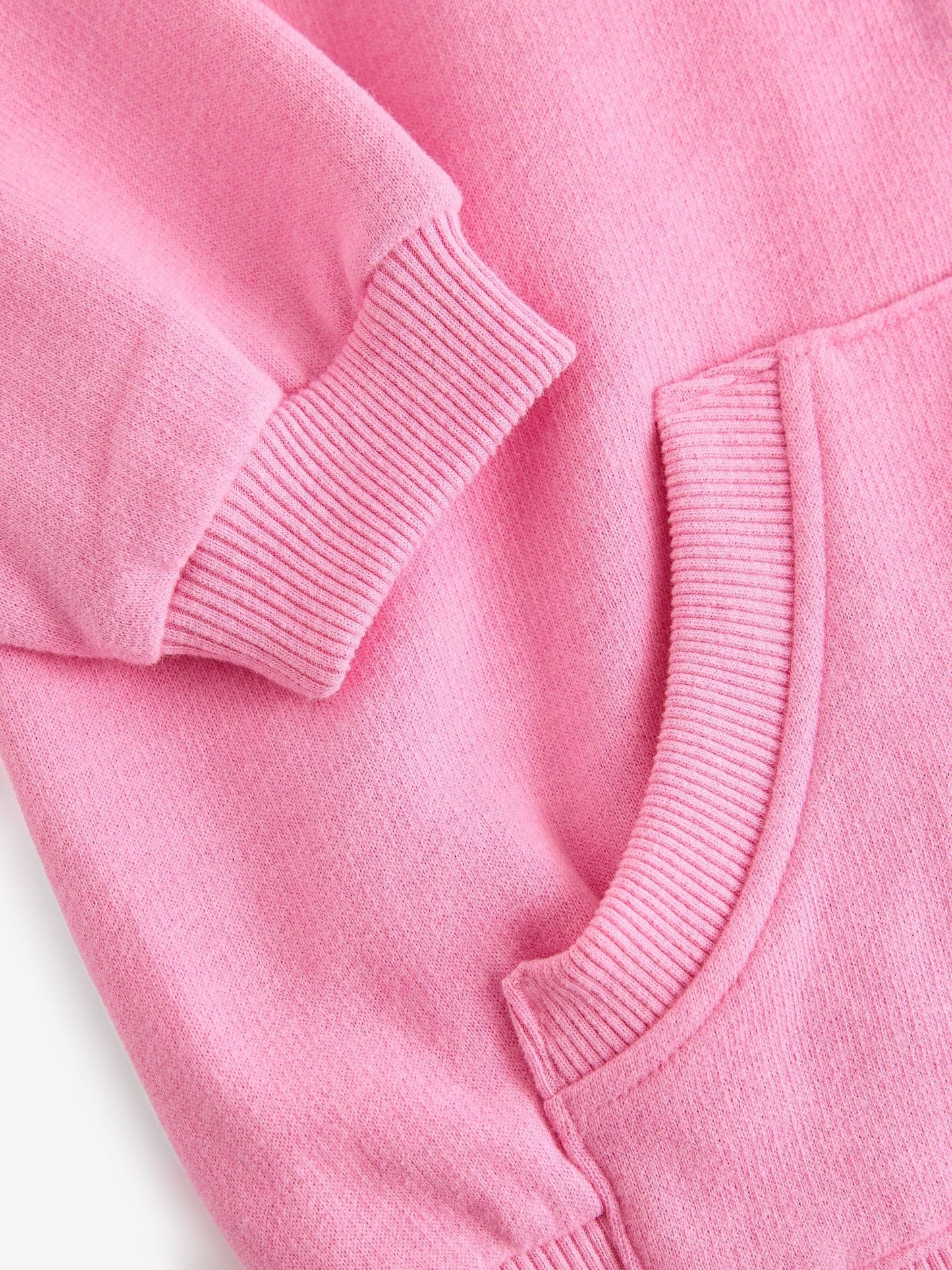 Blush Pink Zip Through Hoodie (3-16yrs)