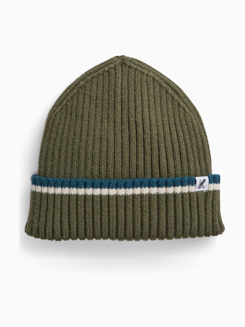 Dsiney Kidz - KIDLY by MORI Green Ribbed Beanie Hat image 1