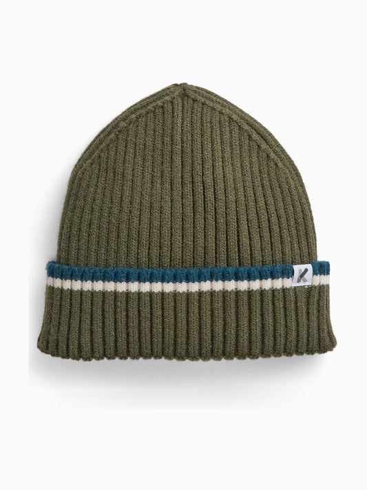 Dsiney Kidz - KIDLY by MORI Green Ribbed Beanie Hat image 1