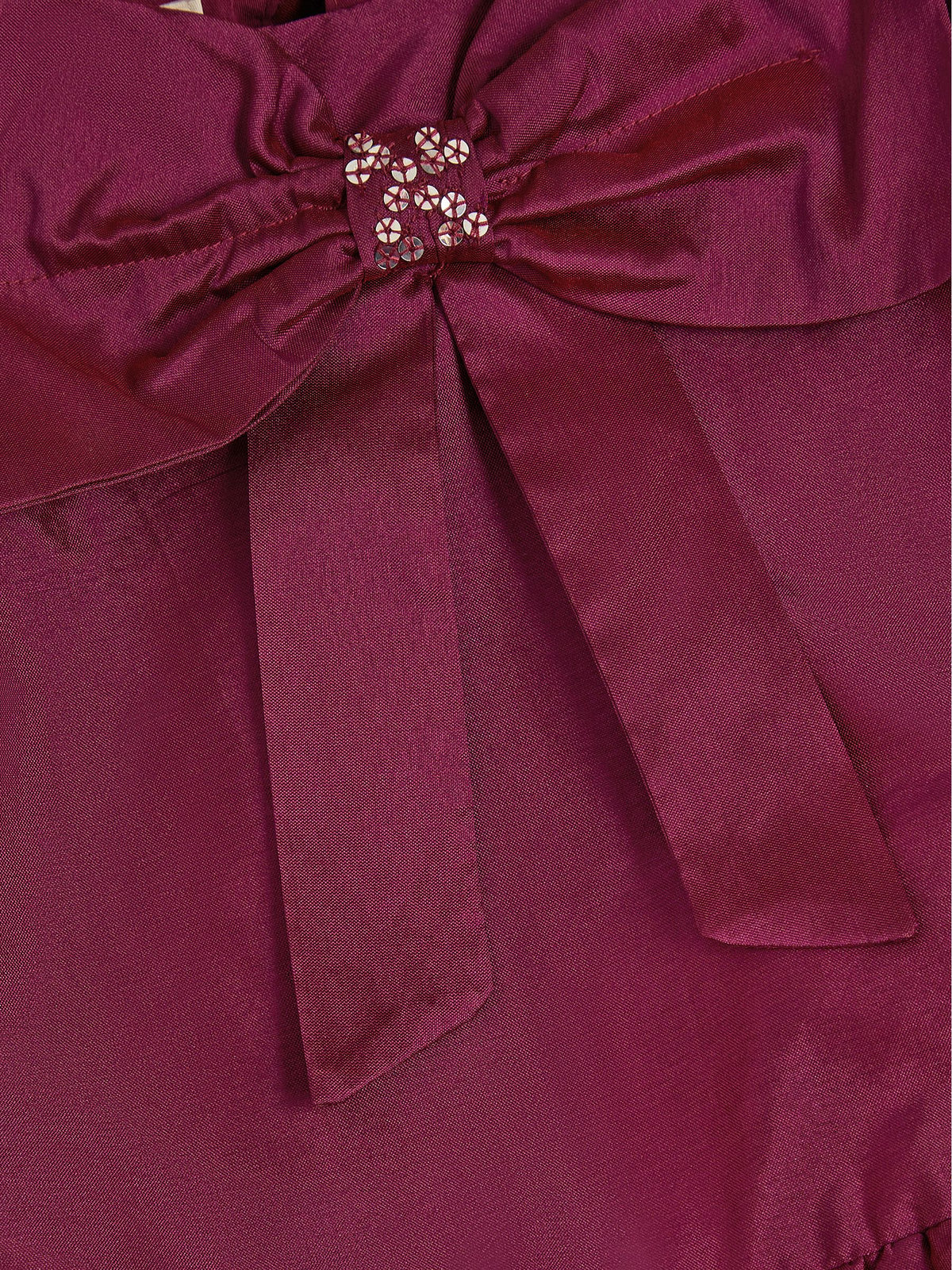 Monsoon Purple Baby Ember Bow Bubble Hem Dress - image 3