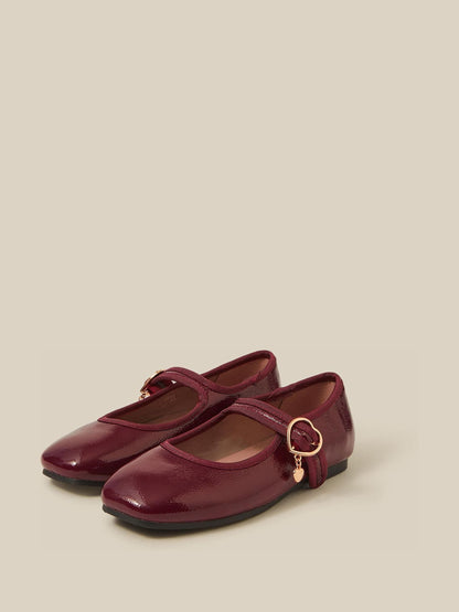 Dsiney Kidz - Monsoon Red Patent Mary Jane Ballet Flats image 1