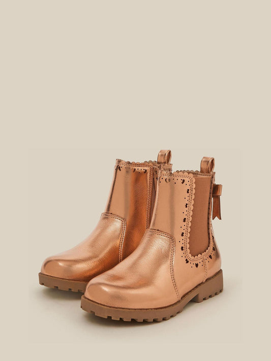 Monsoon Gold Chelsea Boots - image 1