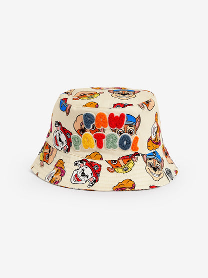 Dsiney Kidz - Cream Paw Patrol Bucket 100% Cotton Hat (1-10yrs) image 3