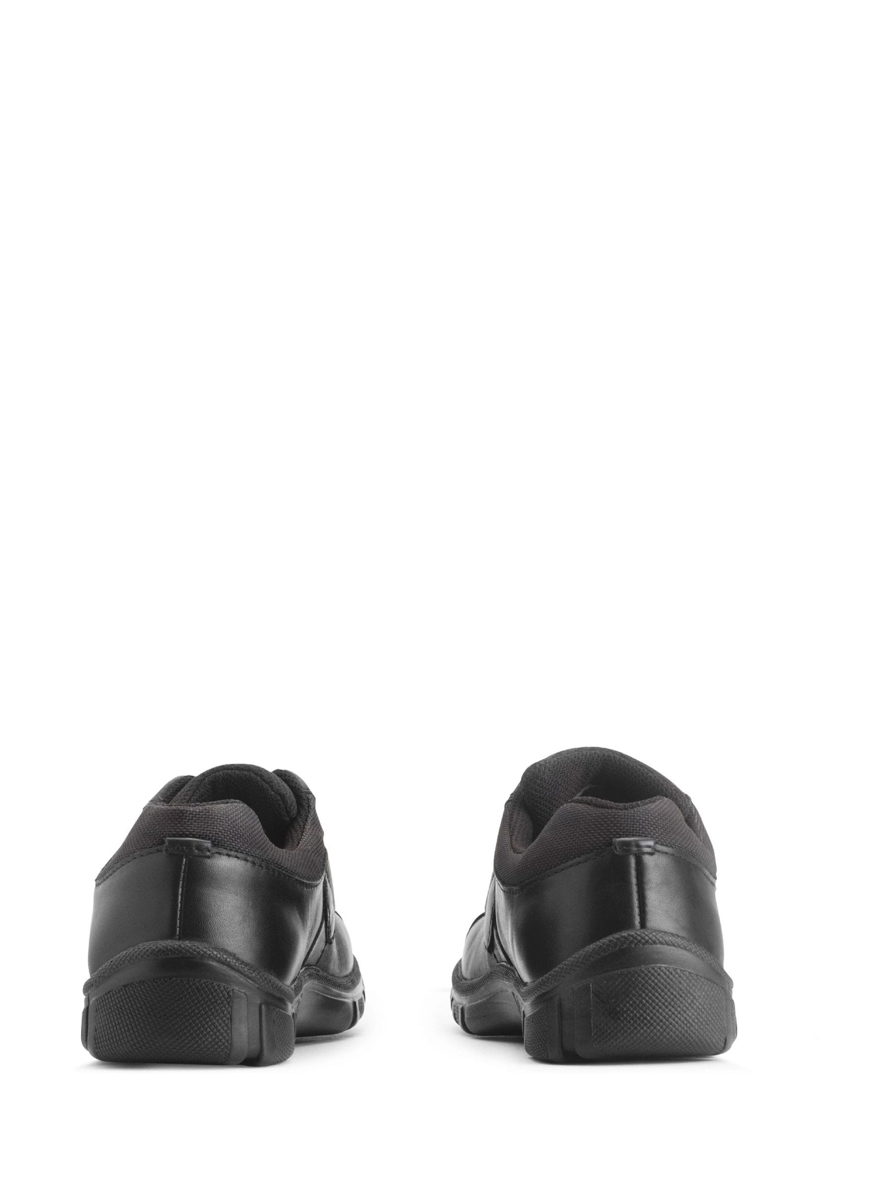 Start Rite Black Dual Fit Atlas Leather Rip Tape School Shoes image 4