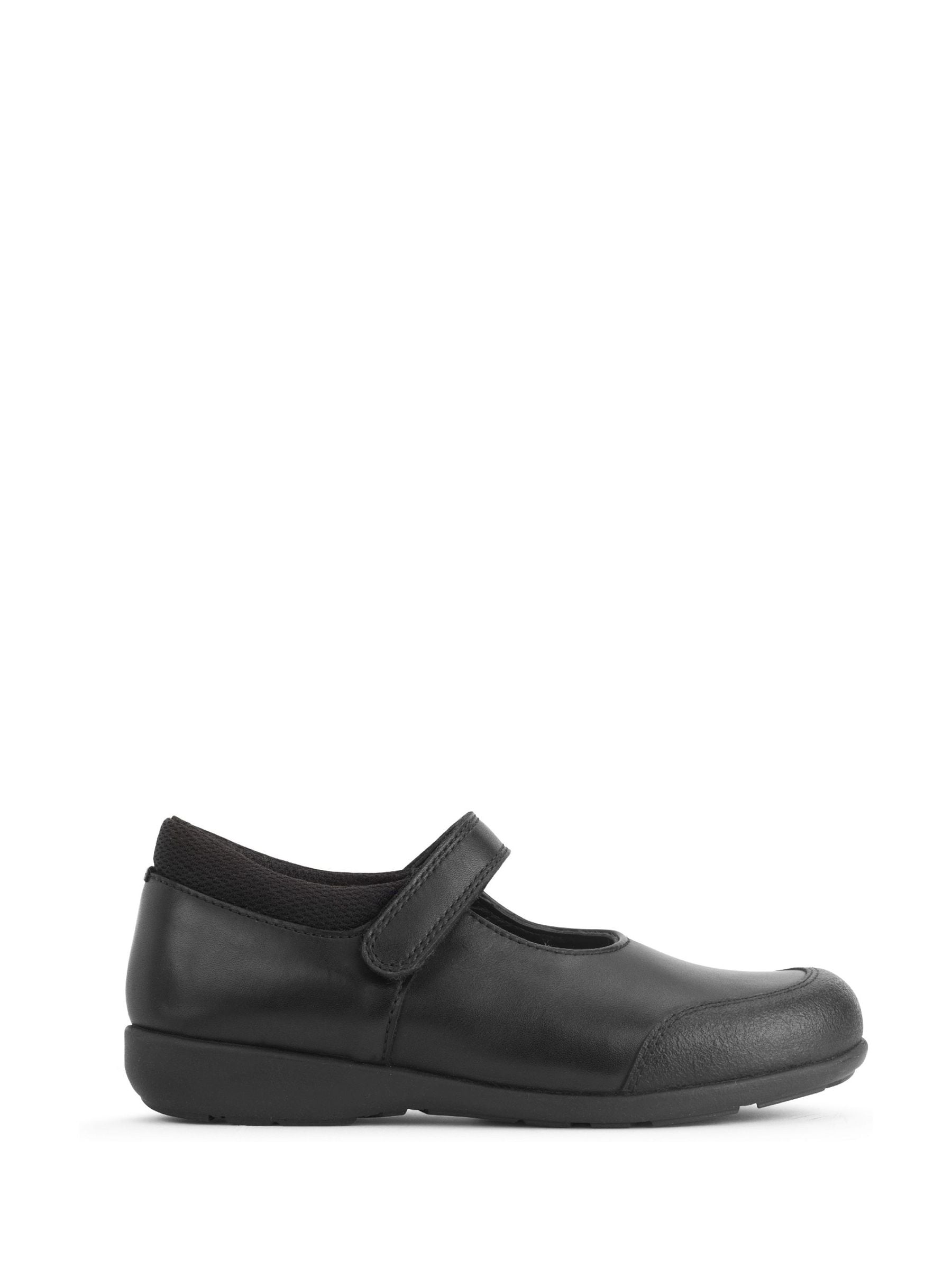 Start Rite Black Dual Fit Grade Mary Jane School Shoes image 1