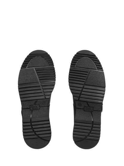 Start Rite Black Standard Fit Embrace Mary Jane Buckle Chunky Stitch Down School Shoes image 12