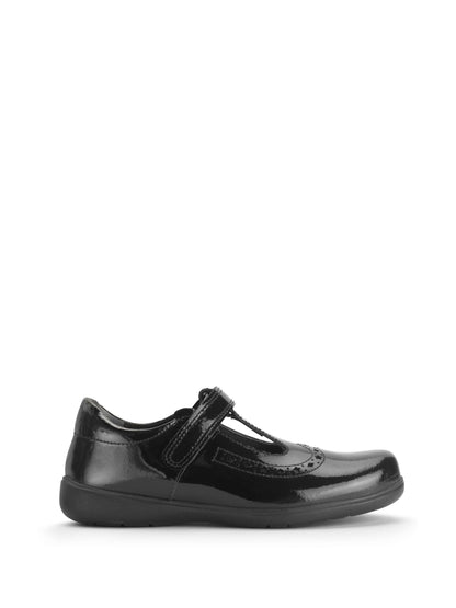 Start Rite Black Patent Hope T Bar School Shoes image 3