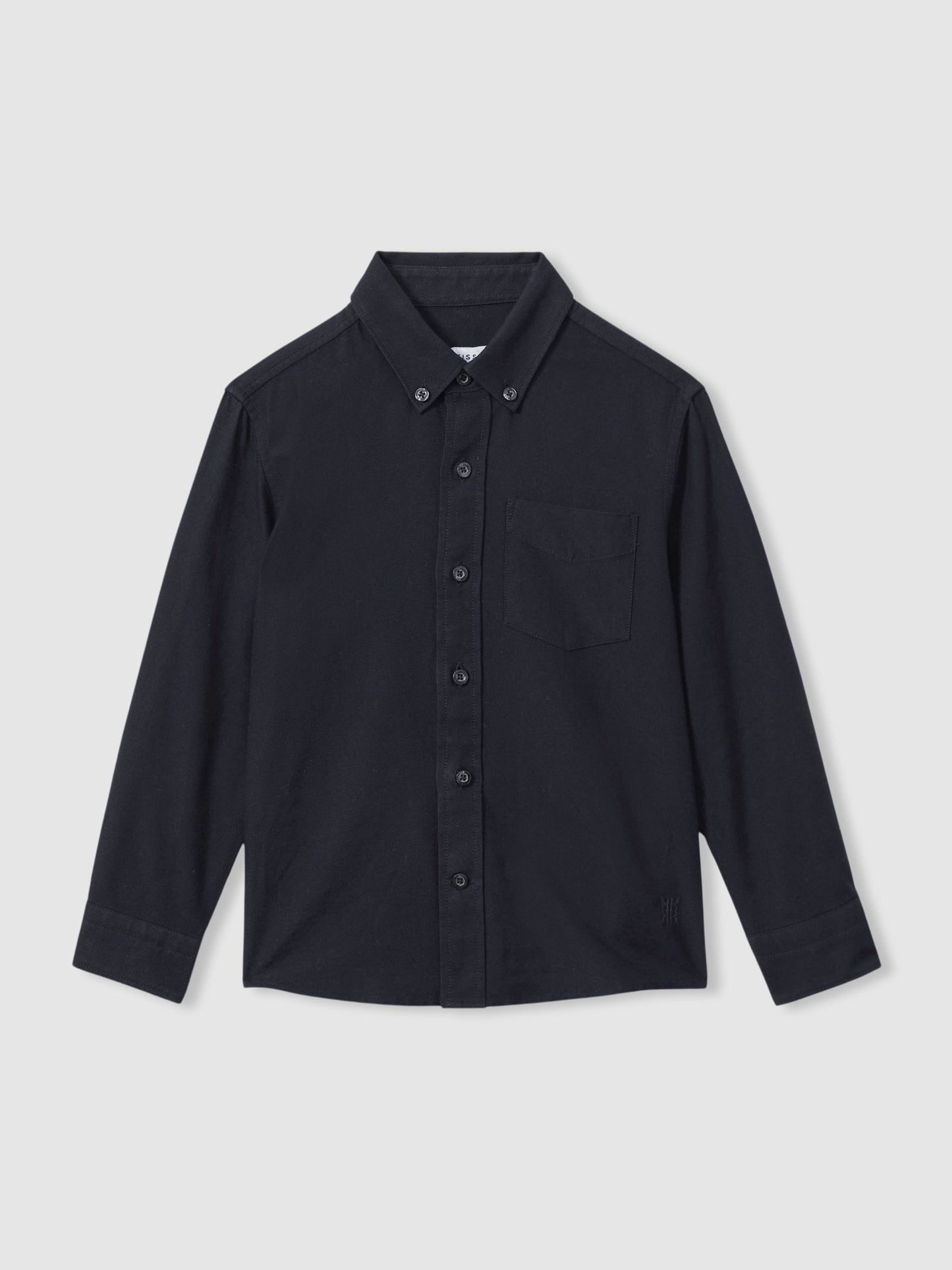 Reiss Navy Greenwich 13-14 yrs Button Down Oxford Shirt image 1