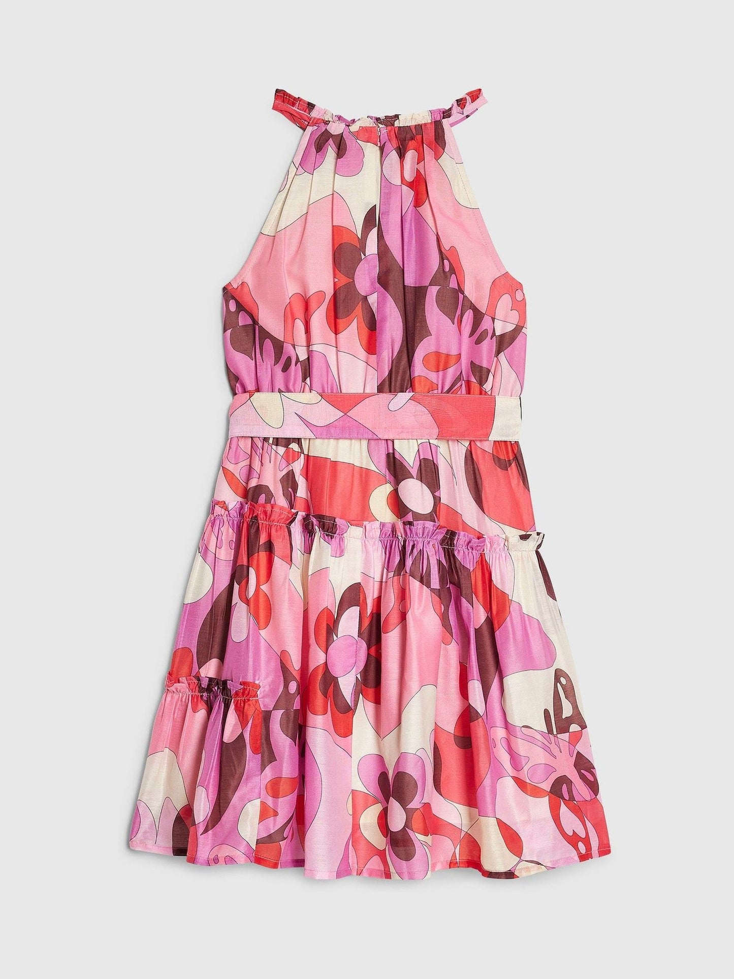 Dsiney Kidz - River Island Pink Halter Satin Dress image 2