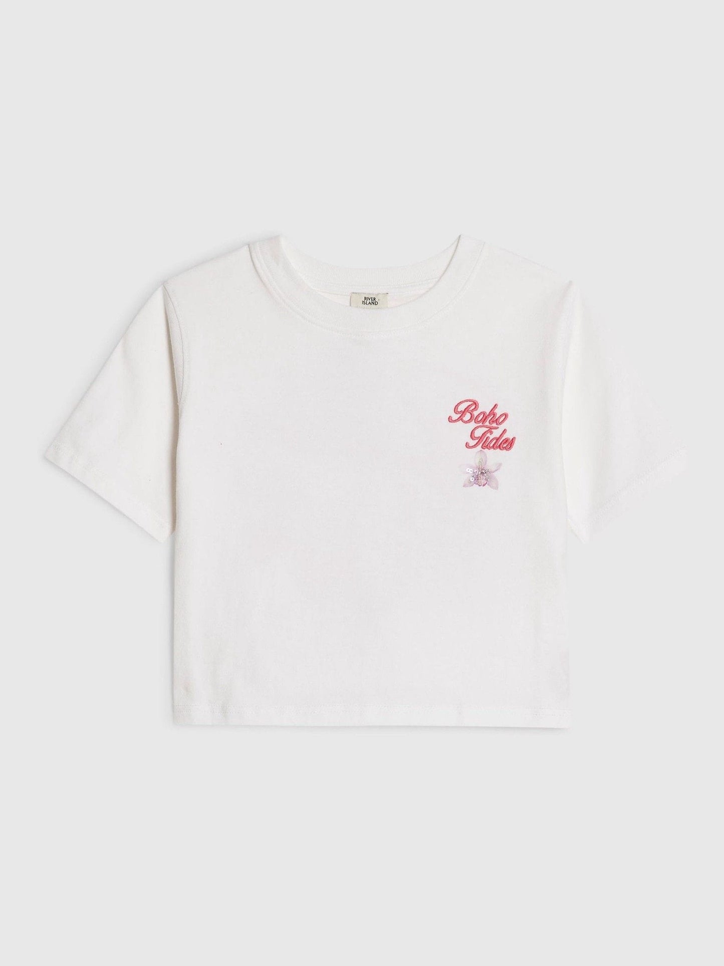 Dsiney Kidz - River Island White Beach Vibes T-Shirt image 2