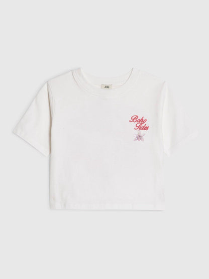 Dsiney Kidz - River Island White Beach Vibes T-Shirt image 2
