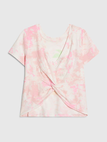 Dsiney Kidz - River Island Pink Island Vibes Tie Dye Top image 1