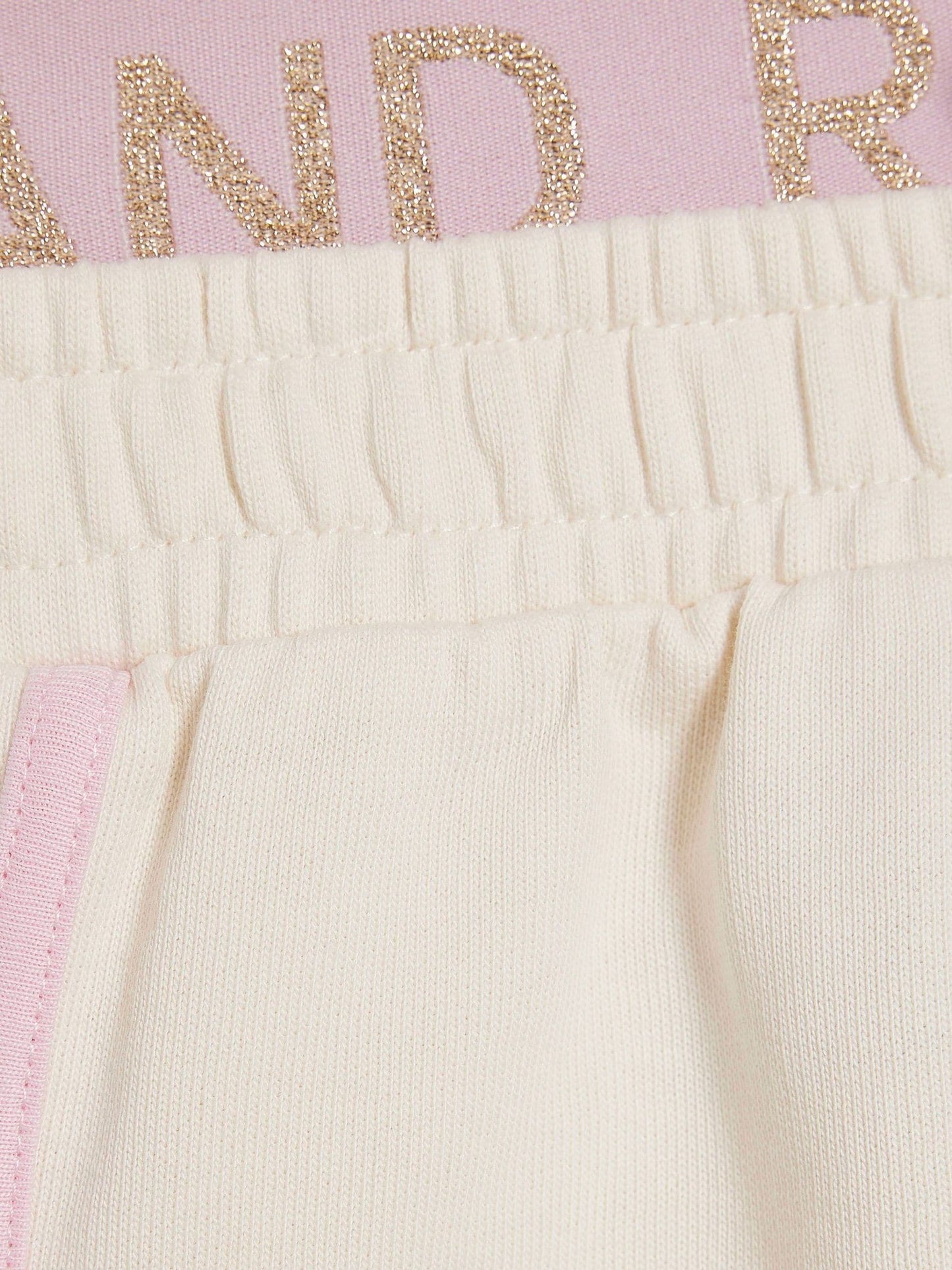 Dsiney Kidz - River Island Cream Logo Waistband Tank & Short Set image 3