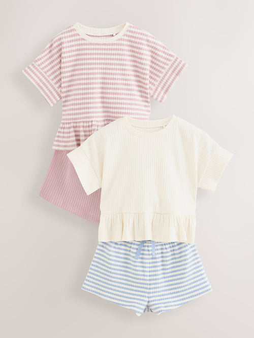 Dsiney Kidz - Pink T-Shirt & Short 2 Pack Set (3mths-7yrs) image 1