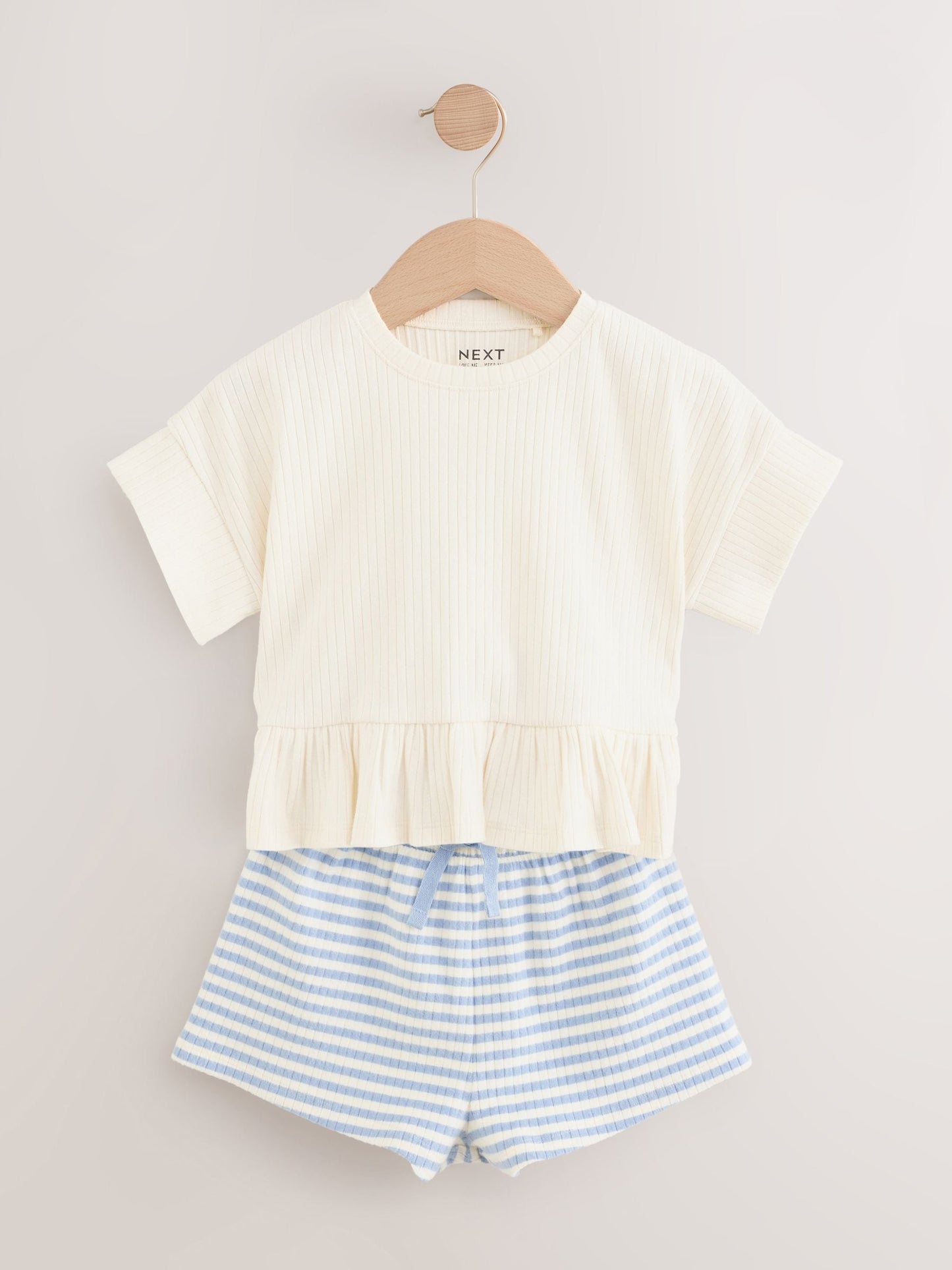 Pink T-Shirt & Short 2 Pack Set (3mths-7yrs) image 3