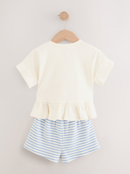 Pink T-Shirt & Short 2 Pack Set (3mths-7yrs) image 4