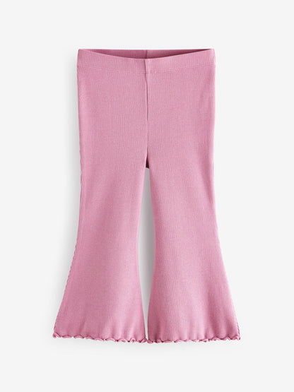 Core Ribbed Flare Leggings 3 Pack (3mths-7yrs) image 4