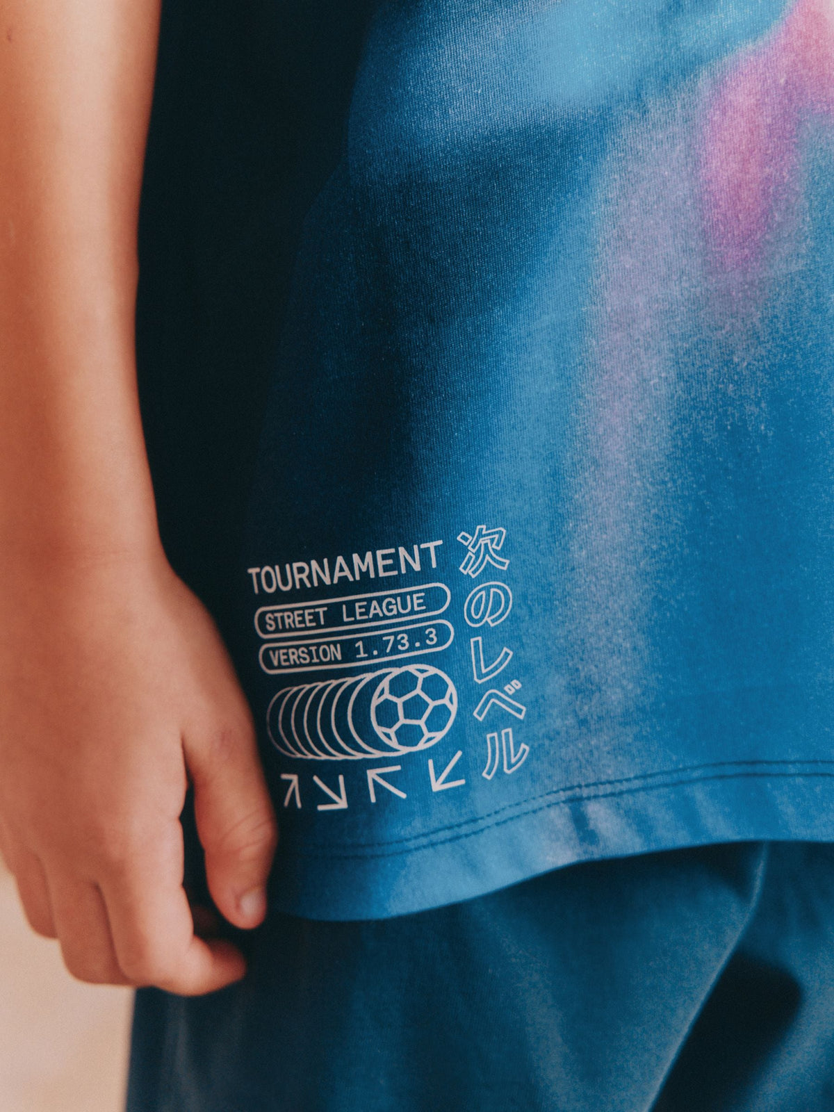 Blue Football Short Pyjamas 2 Pack (3-14yrs) - image 5