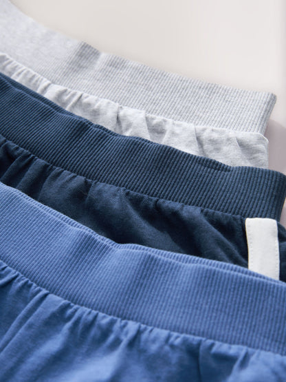 Navy/Grey Short Pyjamas 3 Pack (3-16yrs) - image 10