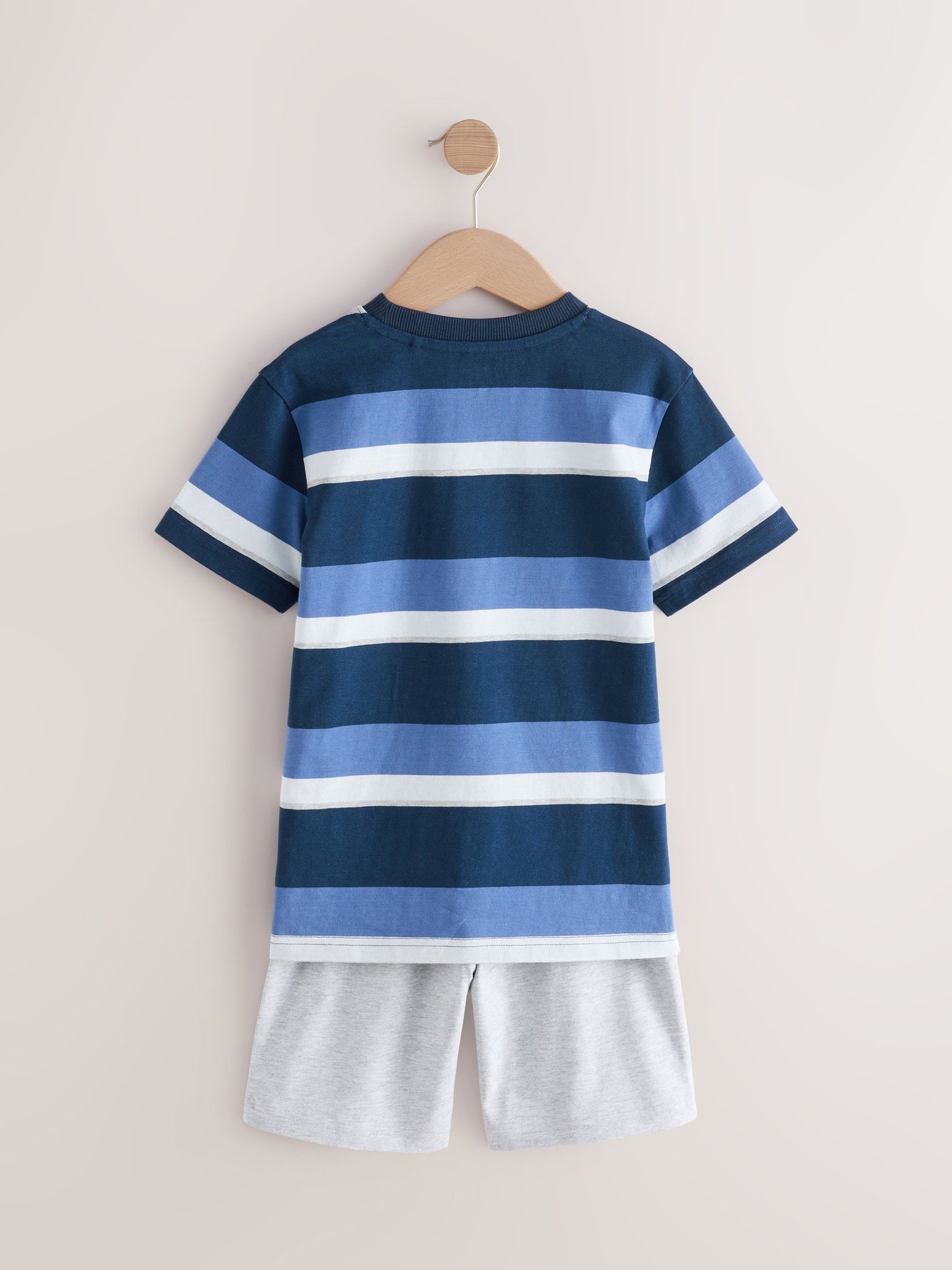 Navy/Grey Shorts Pyjamas 3 Pack (3-16yrs) image 8