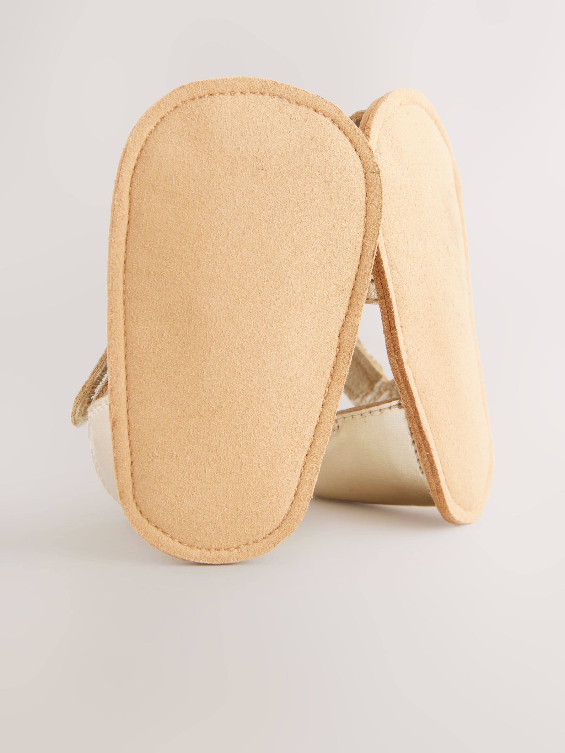 Gold Baby Fisherman Sandals (0-24mths) image 4