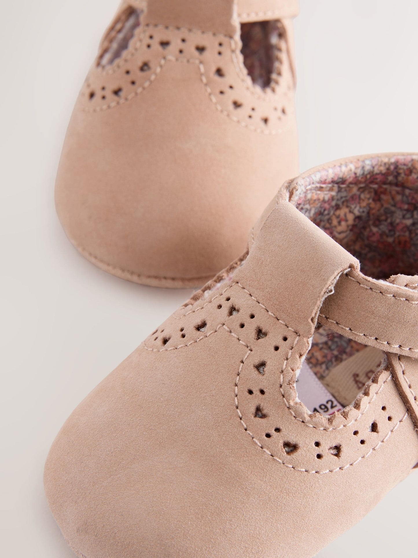 Tan Leather Baby T-Bar Shoes (0-24mths) image 3