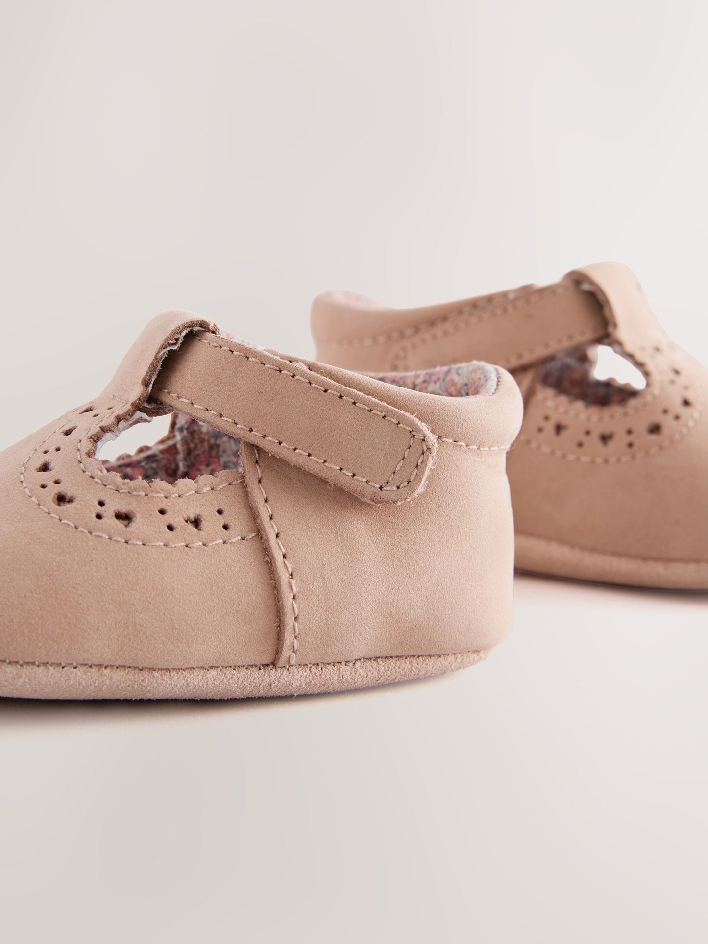 Tan Leather Baby T-Bar Shoes (0-24mths) image 4